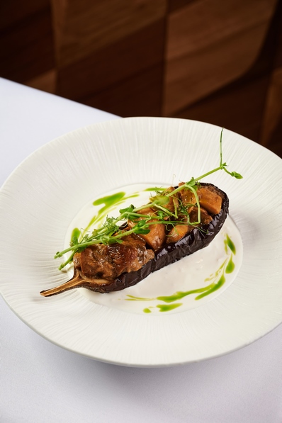 Баклажаны в дыму с квашеным молоком